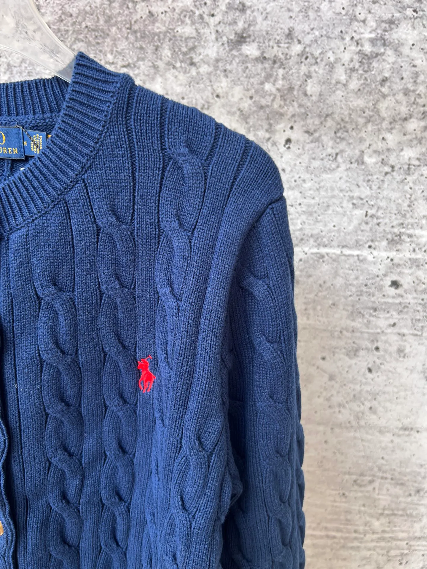 P240 Ralph Lauren autumn women's knitted rubber flower cardigan sweater, Xiaohongshu traffic password, classic rubber flower cardigan buttons, original pure cotton yarn craftsmanship, slim fit upper body, lazy old money style